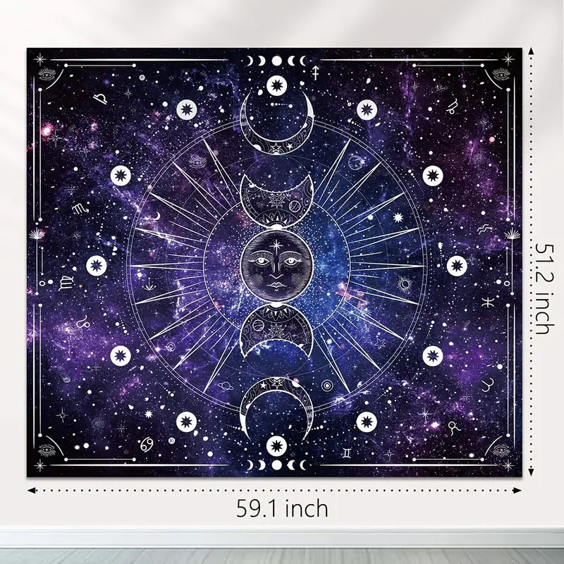 Celestial Space Tapestry (Velvet)