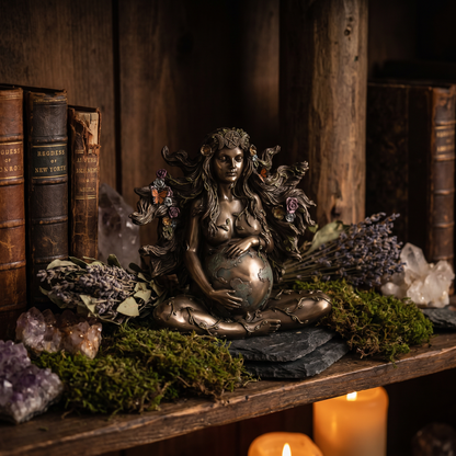 Mother Earth Gaia Goddess Statue