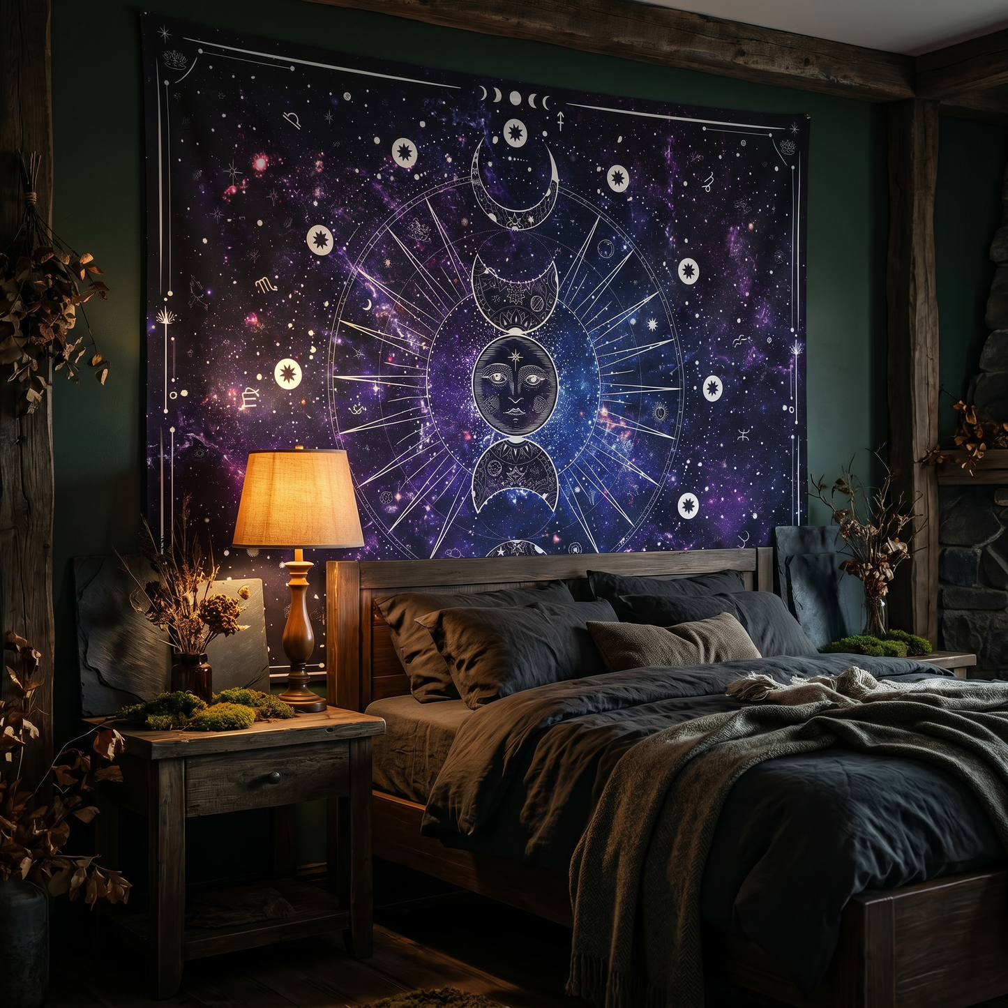 Celestial Space Tapestry (Velvet)