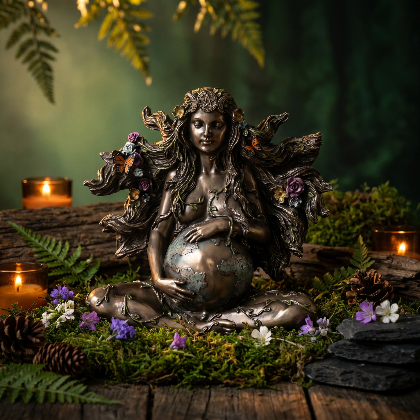 Mother Earth Gaia Goddess Statue