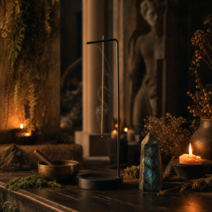 Upside-Down Incense Stick Burner